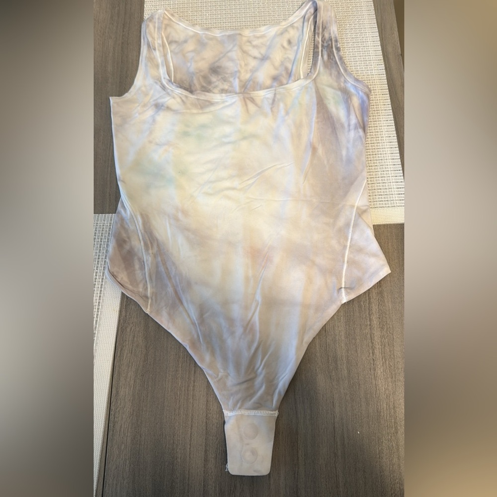 Lululemon Wundermost Tie-Dye Bodysuit